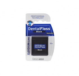 ELGYDIUM DENTAL FLOSS BLACK конец за зъби с хлорхексидин