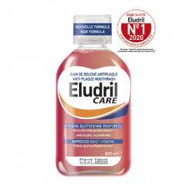 ELUDRIL CARE АНТИПЛАКОВА ВОДА ЗА УСТА 500мл 