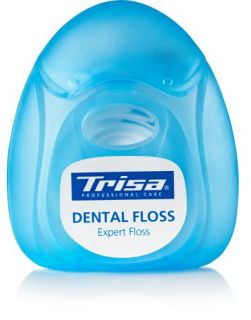 Koнец за зъби Expert floss, Mint, 30 къса, за брекети, мостове, импланти и широки пространства       