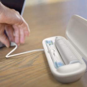 Електрическа звукова четка за зъби с приложение Philips Sonicare  DiamondClean 9000 HX9911/94, розово злато +USB  кутия за пътуване + индукционна чаша за зареждане