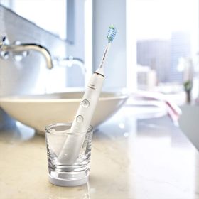 Електрическа звукова четка за зъби с приложение Philips Sonicare  DiamondClean 9000 HX9911/94, розово злато +USB  кутия за пътуване + индукционна чаша за зареждане