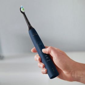 Електрическа звукова четка за зъби Philips Sonicare ProtectiveClean 5100 HX6851/53 тъмносиня
