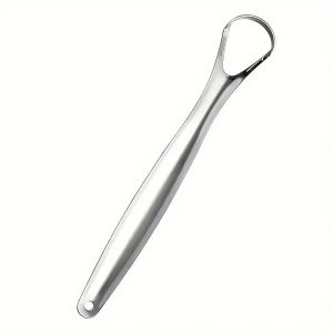 Четка / шпатул / за почистване на език - метален