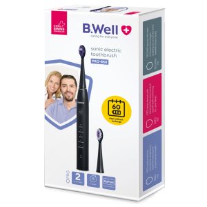 Електрическа четка за зъби B.Well Sonic PRO 850 , черна