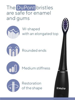 Електрическа четка за зъби B.Well Sonic PRO 850 , черна