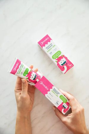 Nordics Bubble gum Детска паста за зъби с Витамин Е, вкус на дъвка