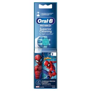 Накрайник за детска електрическа четка за зъби Braun Oral-B Spiderman , 2 броя