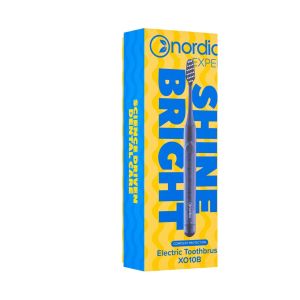 Звукова електрическа четка за зъби Nordics Expert Shine Bright X010B черна 